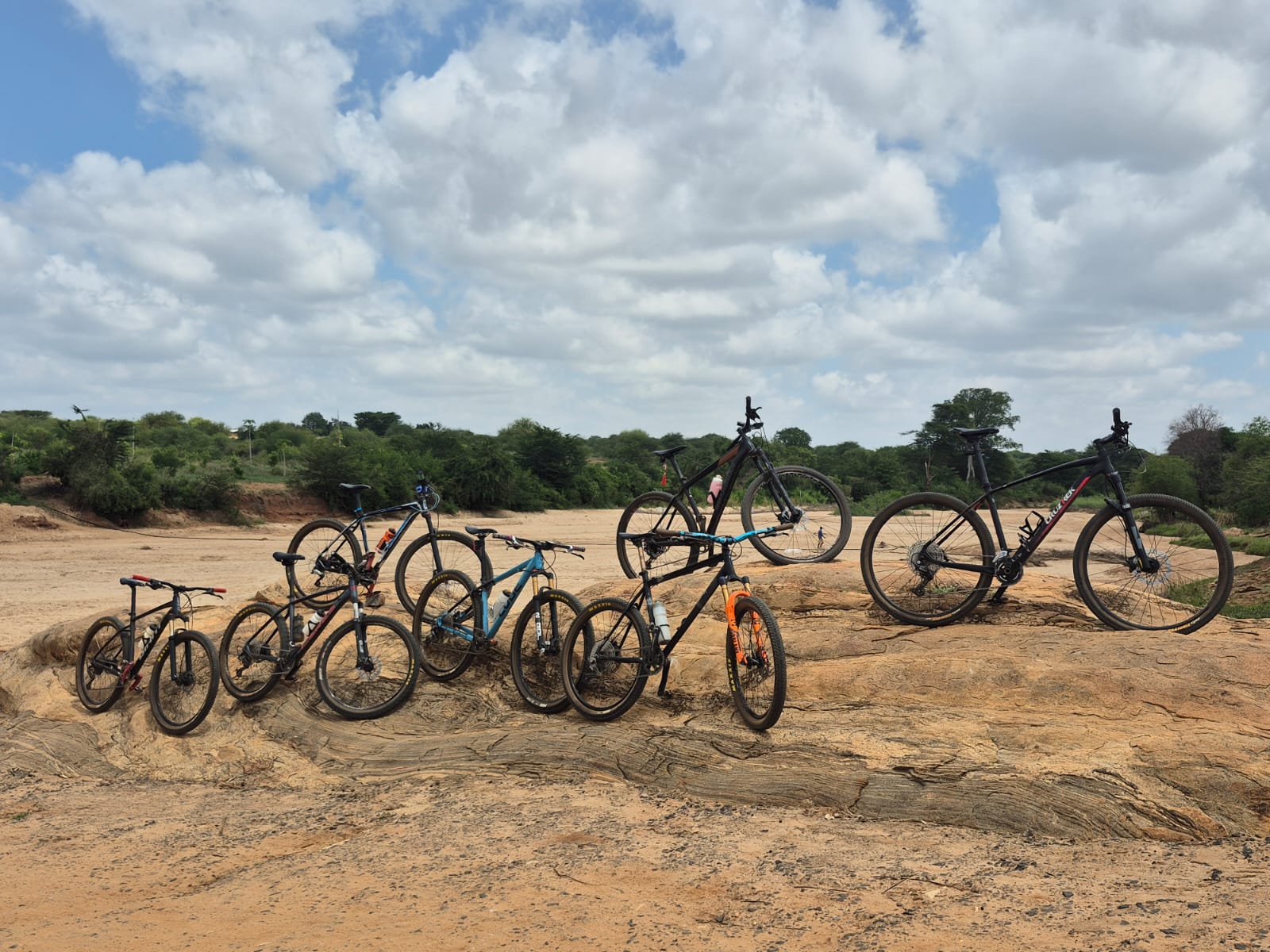 Cycling in Kenya highlands
