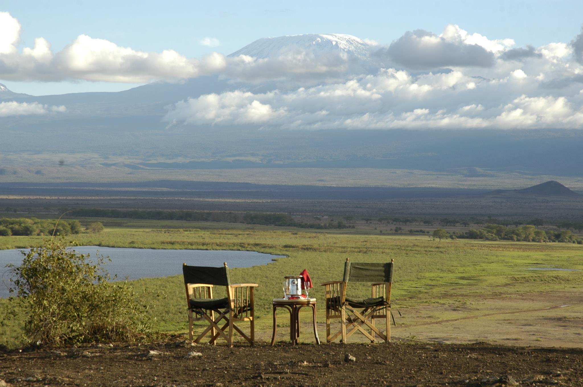 Mount Kilimanjaro at golden hour